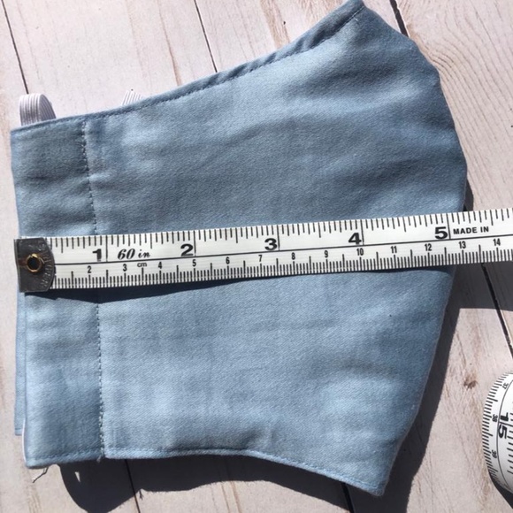 Triple Layer Cotton Face Masks Washable Reusable - Picture 3 of 10